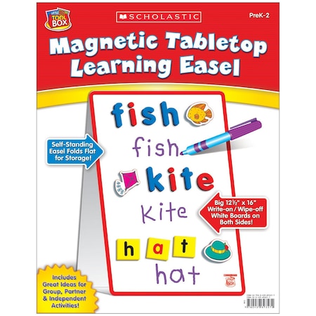 Scholastic Teaching Resources Scholastic Little Red Tool Box Magnetic Tabletop Learning Easel 9780439893572